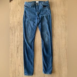 Hudson Nico Mid-Rise Super Skinny Jeans - Size 28